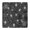Spider Web And, variant on Skull Flower Halloween Pattern Square Fitted Tablecloth with Elastic Edge,Square Table Cover,Washable Elastic Table Cover for Home Kitchen Party Decor 36"x36"