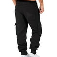thumbnail image 6 of Dxzfnsa Sweatpants for Men Mens Fashion Solid Color Joggers Sports Pants Drawstring Elastic Waist Sweatpants Loose Long Pants with Pockets, 6 of 6