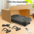 thumbnail image 6 of TLSUNNY Vibration Plate Exercise Machine, Whole Body Workout Platform for Weight Loss & Lymphatic Drainage, 6 of 9