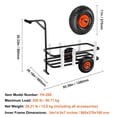 thumbnail image 2 of 200-Pound Heavy Fishing Truck, 11-inch Rubber Balloon Wheel with 7 Beach Racks, 2 of 11