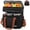 black, variant on Insulated Lunch Bag & Lunch Box for Men - Double Deck Reusable Lunch Bag for Women Tote Cooler Bag Leakproof Soft Expandable - Large Lunchbox for Work/Adult/Picnic/Outdoor (Gray-15L)