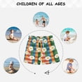 thumbnail image 6 of FORMRS Boys Swim Trunks Quick Dry Mesh Liner Boardshorts Sizes XS-XL, Green Checkered Daisy, 6 of 7