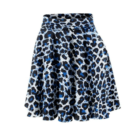 

dmqupv Swim Skirts for Women Womens Classic Daily Elegant Casual Mini Skirt Elastic Waist Skirt Disposable Table Skirts Blue XX-Large