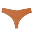 thumbnail image 1 of Tanga sin costuras de seda helada de cintura baja para mujer - Poliéster, transpirable, S-XXL, 1 of 3