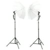 Shutter Starz Professional Photography Studio 2 x 45 Watts Lighting Umbrella Kit