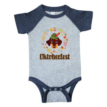 

Inktastic Oktoberfest Outfit Dachshund Gift Baby Boy or Baby Girl Bodysuit