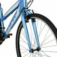 thumbnail image 3 of Hyper Bicycles 700c Vélo hybride Spin Fit pour femme, bleu sarcelle et blanc, 3 of 6