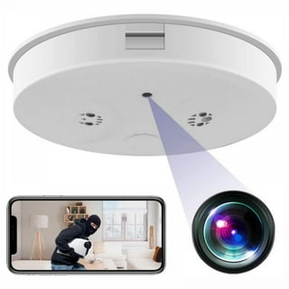 Wireless smoke detector camera with audio 2025