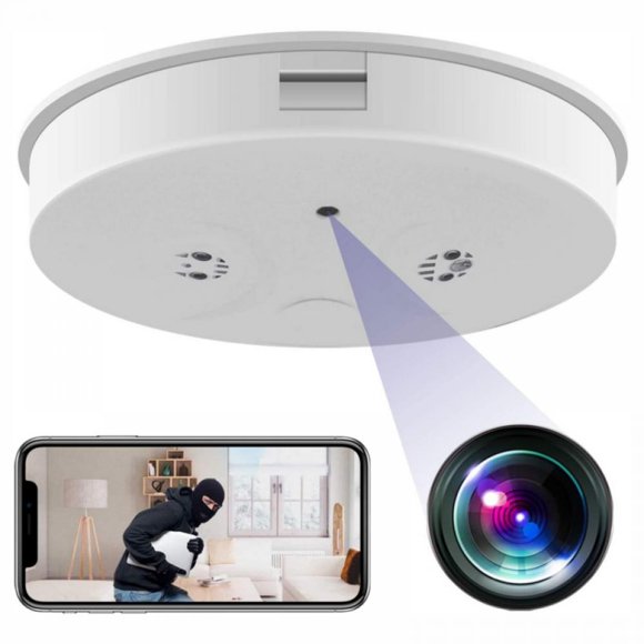 Smoke Detectors with Hidden Cameras