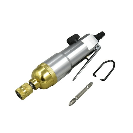 

Walmeck 1/4 Pneumatic Air Screwdriver Straight Hand Industrial 9000rpm Reversible Screw Driver