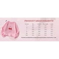 thumbnail image 2 of FrzhBrz Women's Sweatshirts Plus Size Hoodies Cute Pink Bow Crew Neck Cropped Tops Y2K Long Sleeve Trendy Pullover, 2 of 2