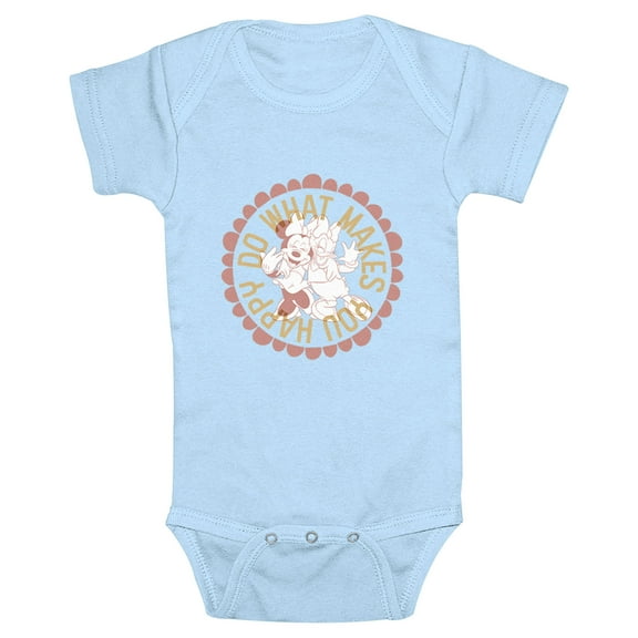 Infants' Mickey & Friends Do What Makes You Happy  Bodysuit