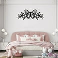 thumbnail image 5 of HELLOYOUNG 15.74 inch Metal Butterfly Scroll Wall Art Wall Decor Home Decorative Objects suitable for Lobby/Living Room Beautiful Metal Butterfly Housewarming Gift, 5 of 21