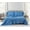 Blue, variant on New Season Naturally Yours - 100% Jacquard Cotton Bed Sheets - 600 Thread Count Tuxedo Stripe - Sateen Weaved Silky-Smooth Feel 4 Piece Bed Sheets Set - 15 inches Deep Pocket