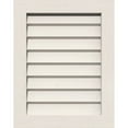 thumbnail image 1 of 32"W x 16"H Vertical Gable Vent (37"W x 21"H Frame Size): Non-Functional, PVC Gable Vent w/ 1" x 4" Flat Trim Frame, 1 of 14