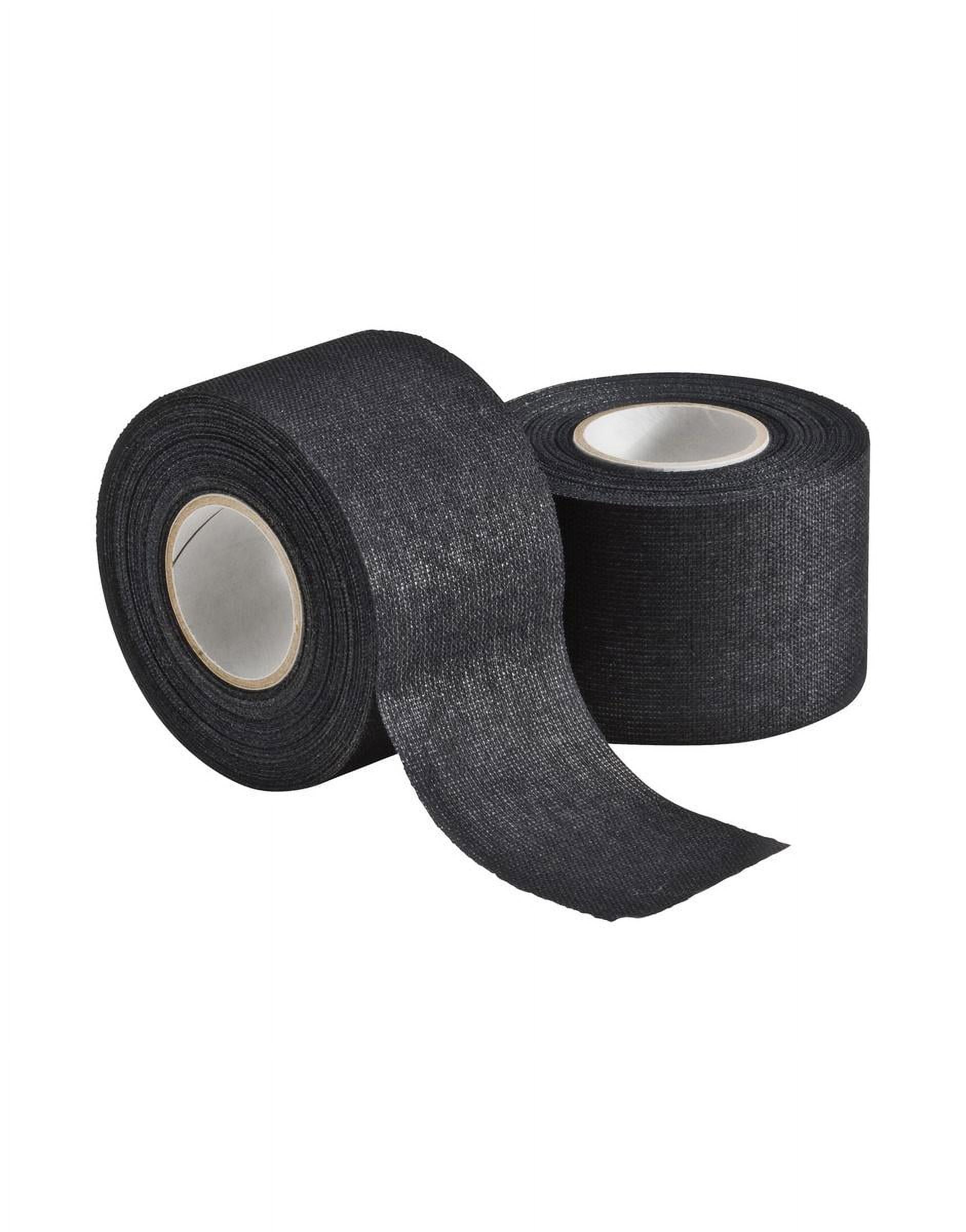 (2 pack) Mueller MTape Athletic Tape, 4 Pack, Black, 10yd