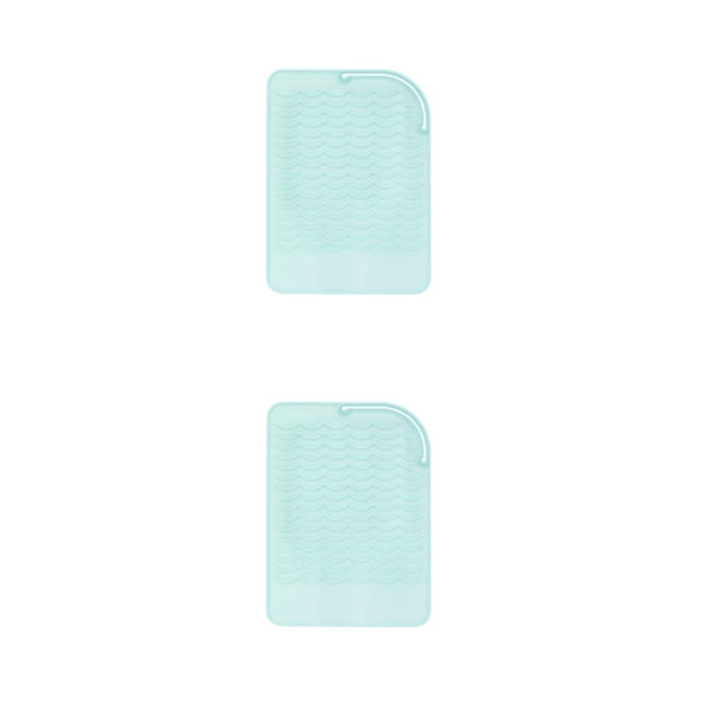 Toystoory Plancha para peinar el cabello Eficiente y ligero Seguro y duradero Plancha de pelo compacta Rizador de pelo Verde corto corto verde 2piezas