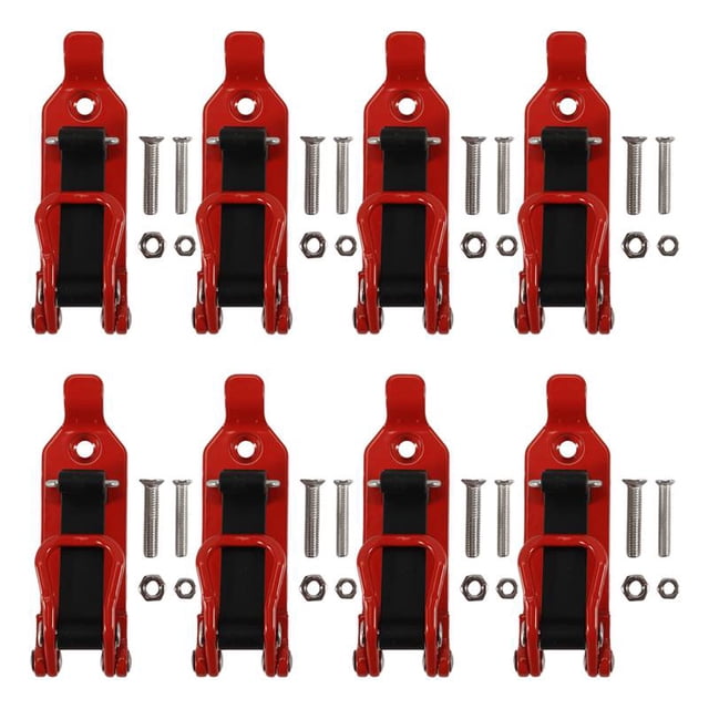 8 Piezas de Soporte para Pala, Soporte para Portaequipajes de Coche, Abrazadera de Liberación Rápida para Pala, Hacha, Soporte de Montaje en Pared para Coche, Remolque, RV,
