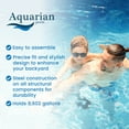 thumbnail image 2 of Aquarian Phoenix 18' x 52" Steel Frame DIY Family Size Above Ground Pool, 2 of 11