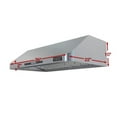 thumbnail image 6 of Kucht Professional 36" Stainless Steel Under Cabinet Range Hood in Silver, 6 of 6