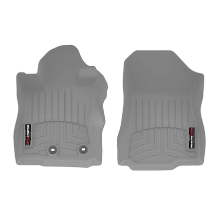 WeatherTech Custom Fit FloorLiners compatible with 2025-2026 Subaru Forester Hybrid - 1st Row (Driver & Passenger), Grey