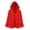 Brick Red, variant on siminsem Red Hooded Cloak Cape Cosplay Halloween Stage Lace Trim Shawl - Velvet Full Length Adult Women Vampire Red Riding Hood Party Dress Up Cape, Hot Pink,80