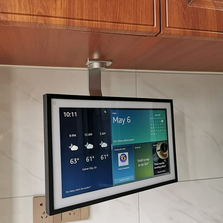 Under-Cabinet Mount， for Echo Show 15，Keeps Echo Off The Counter and