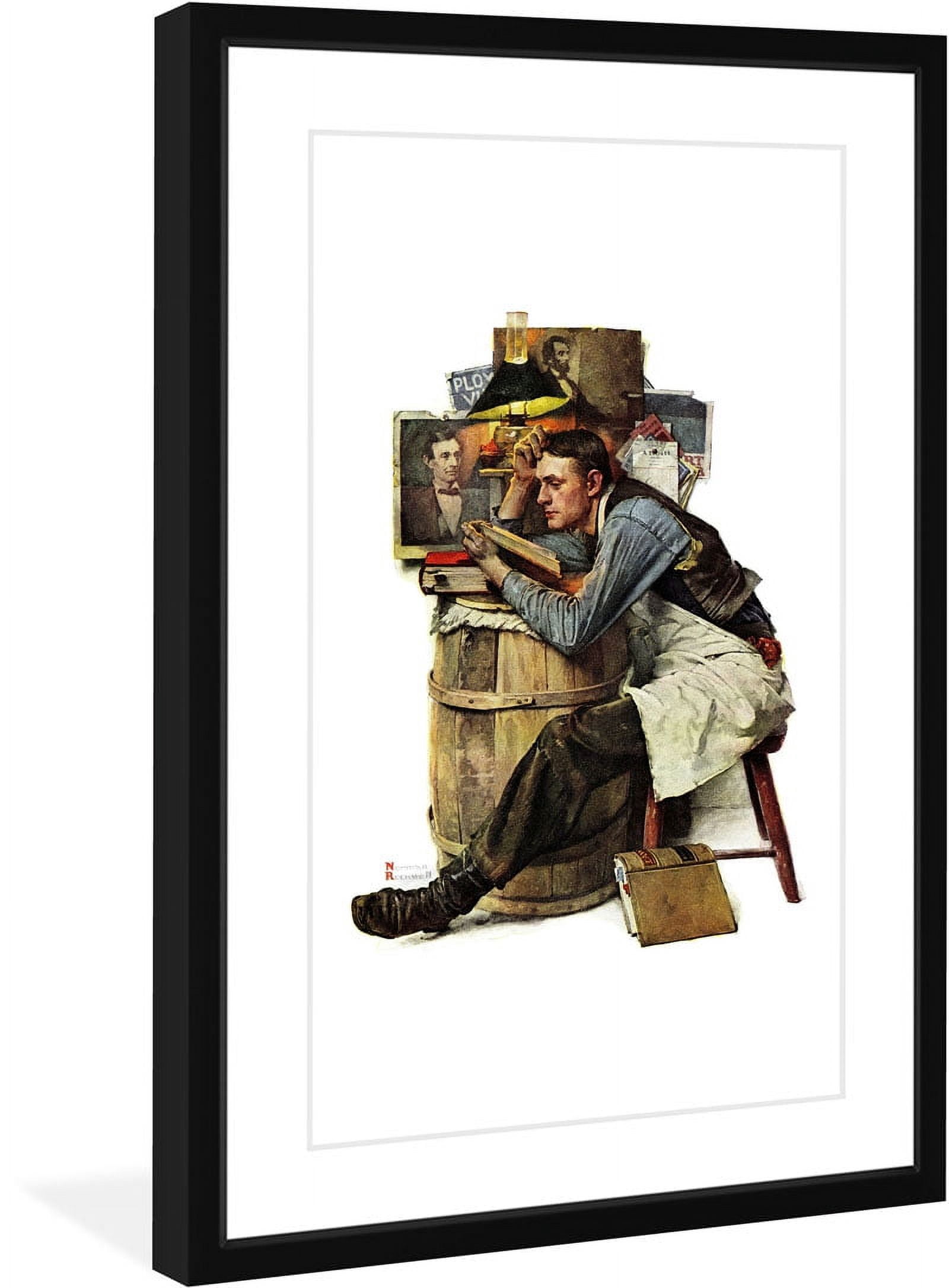Marmont Hill Inc Norman Rockwell 'Law Student' Marmont Hill Framed Art Print