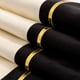 thumbnail image 5 of Camino de mesa Avigers decorativo de lujo en negro y blanco dorado, 5 of 7