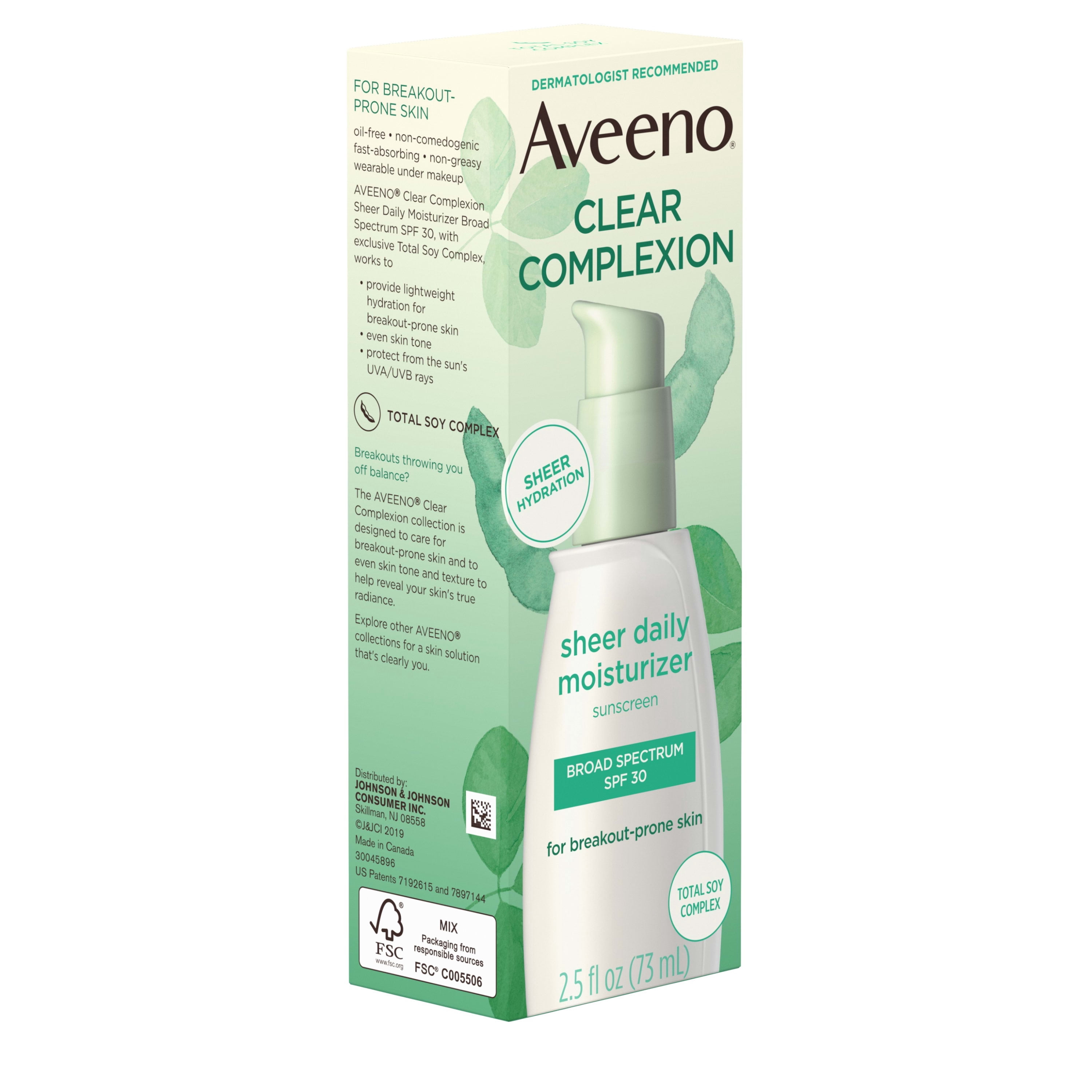 aveeno clear complexion sunscreen