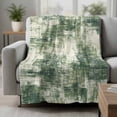 thumbnail image 2 of Sage Green Ombre Blanket Soft Cozy Warm Throw Blanket for Couch, Plush Fuzzy Flannel Fleece Blankets for Sofa, Gradient Abstract Art Vintage Bed Blankets Lightweight Gifts for Women, 50"x80", 2 of 9