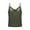 Army Green, variant on Women's Solid Color Halter Neck Cropped Top Navel Crop Camisole Women's Basic Tank Tops