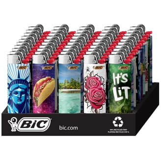 BIC Special Edition Astrology Series Lighters, 50-Count Tray