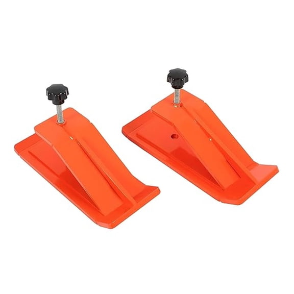 2 Pcs Tractor Bucket Protector Compatible with Loaders Powder Coated Heavy Duty Steel Orange