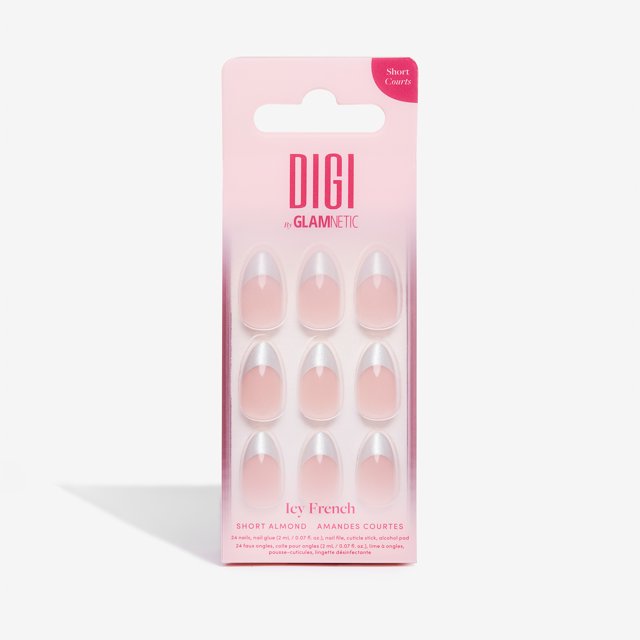 Digi by Glamnetic Icy French Press-On Nails