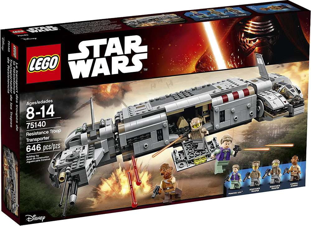 Pre-Owned Star Wars The Force Awakens Resistance Troop Transporter Set LEGO 75140 [Damaged Package]