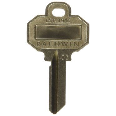 Wackeys WacKeys 89871 Blank Key, Bald Eagle Design, Kwikset/66 KW1, Brass ...
