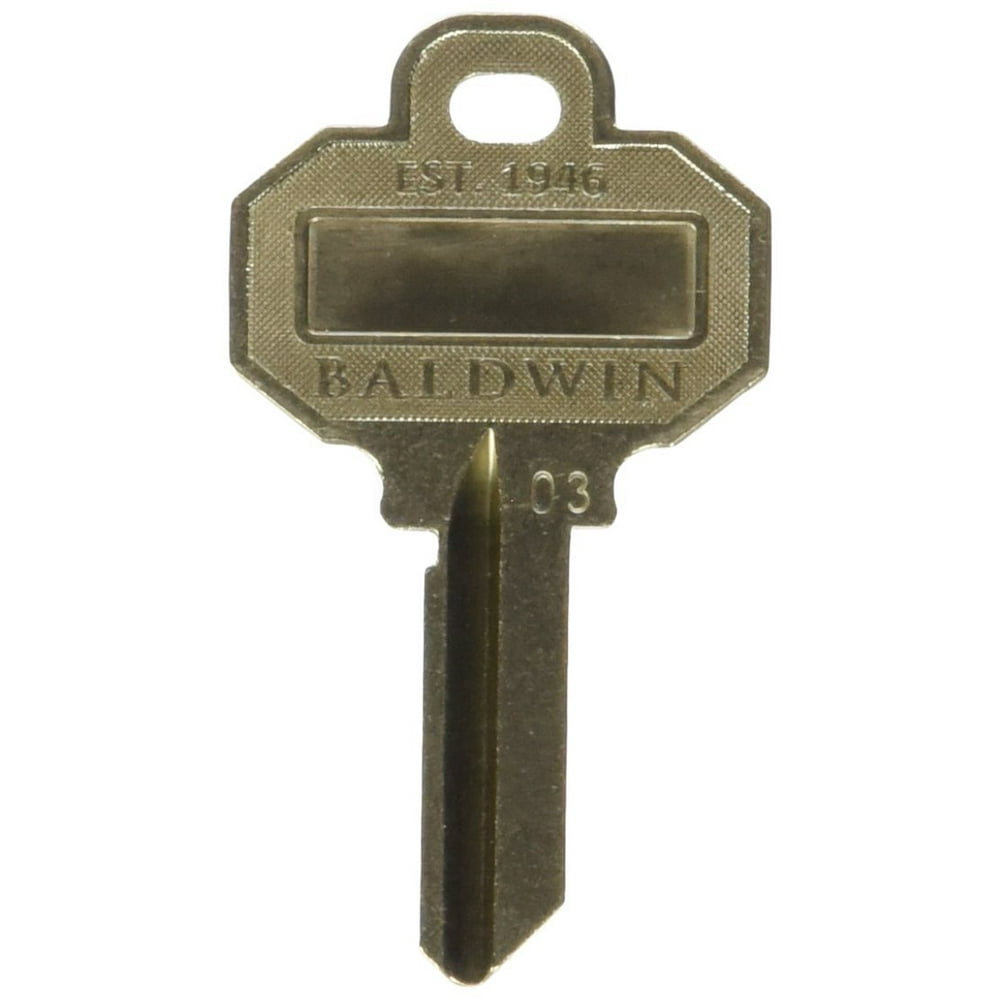 Baldwin C House Key Blank