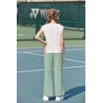 thumbnail image 3 of Conjunto de pantalones Arshiner para niñas con hombros caídos, tallas 11-12, 3 of 9