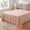 Light Pink 63"x91", variant on Unique Bargains Double Gauze Bed Sheet Flat Sheet Wrinkle Textured Bedding Yellow 63"x91"
