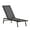 Black/Black, variant on Flash Furniture Brazos Adjustable Chaise Lounge Chair, Outdoor Five-Position Recliner, All Weather, Black/Black