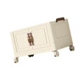 thumbnail image 2 of Abbracc Foldable Storage Cabinet Fashion Portable for Farmhouse Drawing Room Kitchen Beige 1 Layer 70 cm, 2 of 9