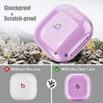 thumbnail image 4 of Compatible with Beats Fit Pro Case Cover, Soft Clear TPU Transparent Protective Shockproof Case Designed for Apple Beats Fit Pro 2021 Earbuds Case for Women Men (Clear Glitter), 4 of 4