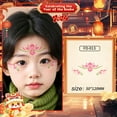 thumbnail image 1 of New Year Children'S Glitter Eyebrow Forehead Makeup Stickers Face Stickers Hanfu Ancient Style Stage Show Performance Waterproof Washable, 1 of 1