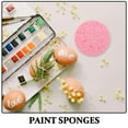 thumbnail image 3 of PAMINGONO 4pcs Circle Sponges For Painting Assorted Color PVA Water Absorbent For Artists, 3 of 6