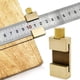 thumbnail image 1 of Regla de posicionamiento de acero inoxidable, herramienta de regla, bloque de regla de acero de latón, tope de regla, regla de marcado 30, herramienta de marcado, para carpintería, bricolaje,, 1 of 5