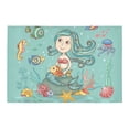 thumbnail image 2 of MKHERT Mermaid Doormat Rug Home Decor Floor Mat Bath Mat 23.6x15.7 inch, 2 of 3