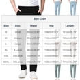 thumbnail image 2 of Ceisia Men's Trendy Solid Color Gift Elastic Waist Straight Leg Suit Pants with Slanted Pockets, 2 of 8