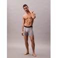 thumbnail image 2 of Calvin Klein Men's Microfiber Stretch Boxer Briefs, Sleet, Small, 2 of 6