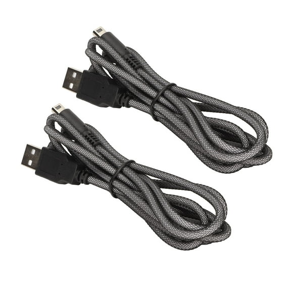 3DS Power Charging , Portable 2Pcs Universal Prevent Loss 3DS Charger Cable 5ft For NDSI LL For New 3DS For 3DS